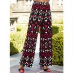 Tribal-Print Pants by EY Boutique