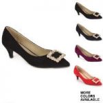 Embellished-Buckle Pumps by EY Boutique