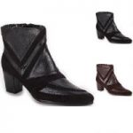 Mixed Media Booties by EY Boutique