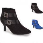 Glitzy Buckle Booties by EY Boutique