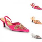 Rich Jeweled Slingback by EY Boutique