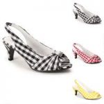 Knotted Gingham Slingback by EY Boutique