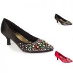 Bedazzled Jeweled Pump by EY Boutique