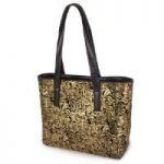 Embossed Baroque Tote by EY Boutique