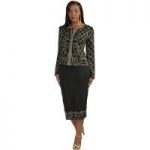 Filigree Fab Knit 2-Pc. Suit by Tally Taylor